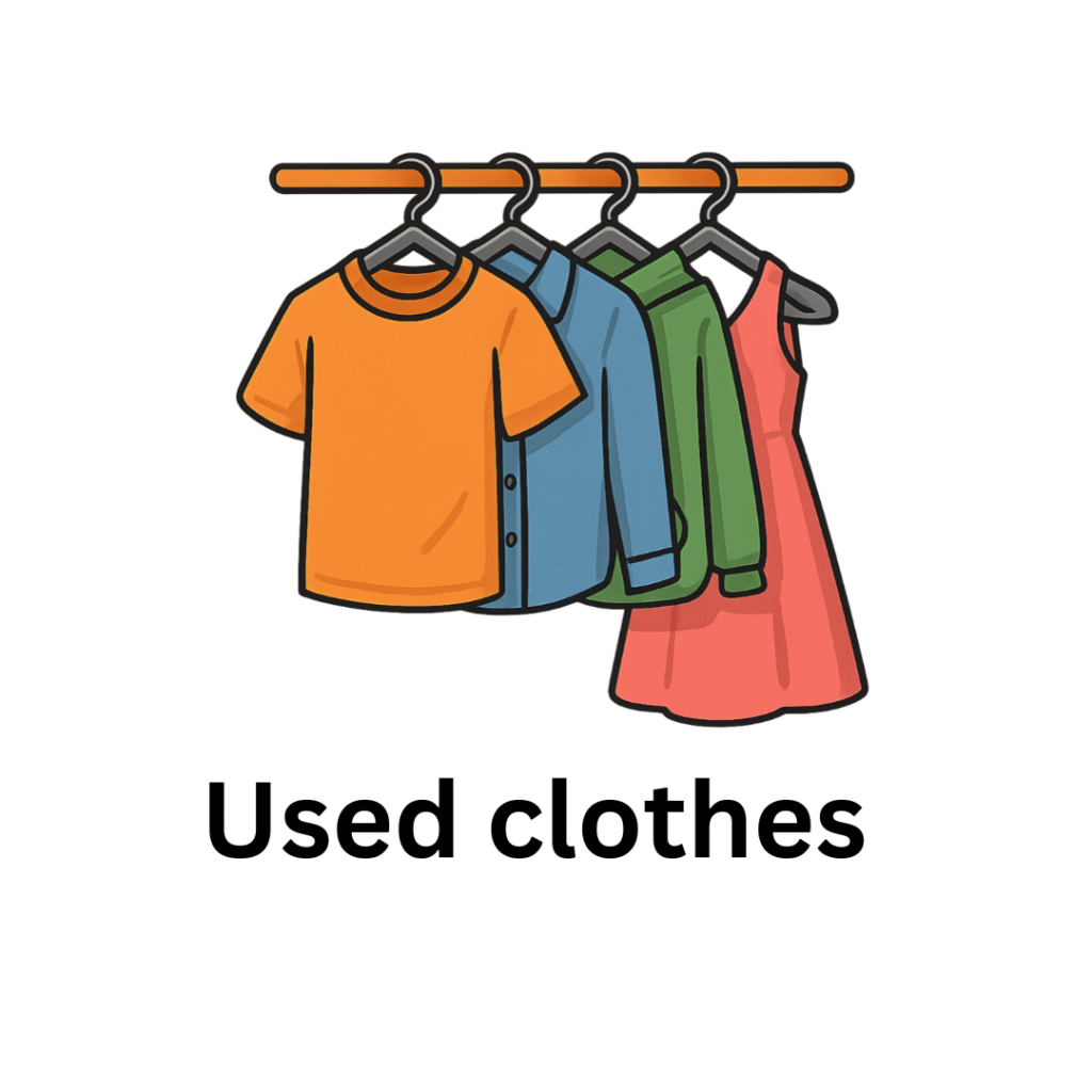 scrapraja also take used clothes